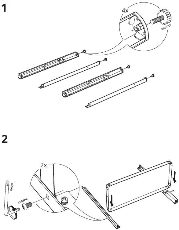 IKEA KOLBJÖRN Shelving Unit in Outdoor Green installation 2