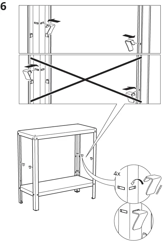 IKEA KOLBJÖRN Shelving Unit in Outdoor Green installation 5
