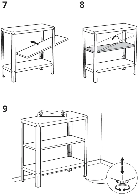 IKEA KOLBJÖRN Shelving Unit in Outdoor Green installation 6