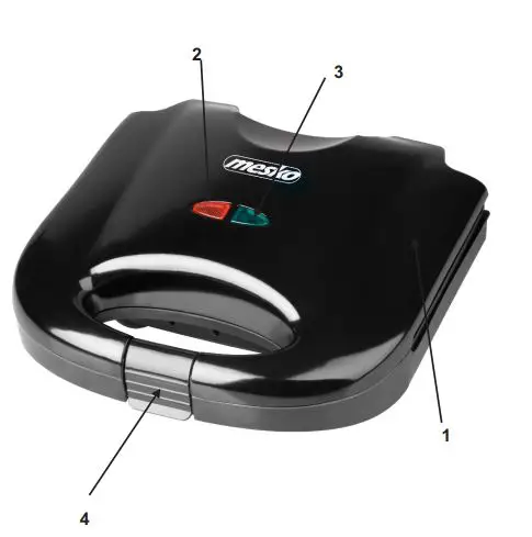 mesko MS 3032 sandwich maker 850 W featured fig1