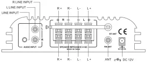 Lepai LP-269FS HiFi Bluetooth Car Power Amplifier - Panel1