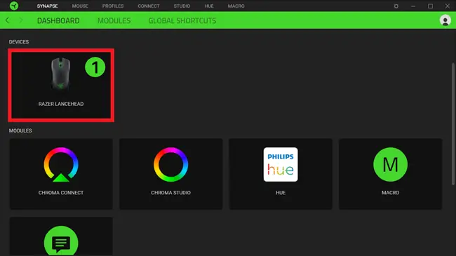 Adjust the DPI setting