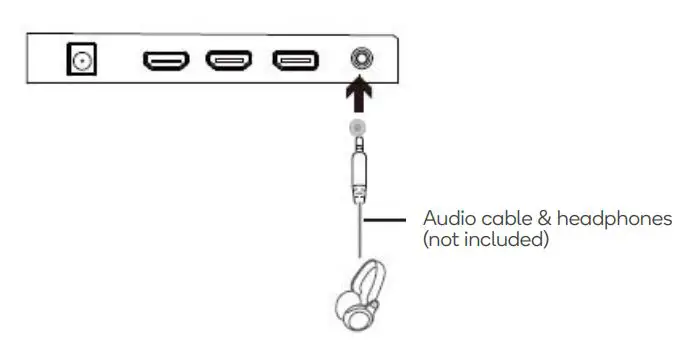 kogan KAMN27FG6TA 27 Inch Full Hd 165hz Freesync Gaming Monitor User Guide - Audio