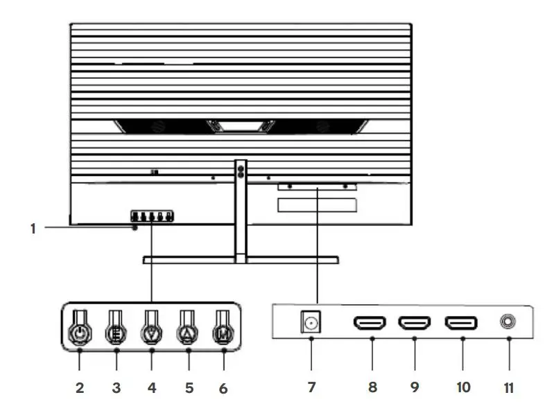 kogan KAMN27FG6TA 27 Inch Full Hd 165hz Freesync Gaming Monitor User Guide -OVERVIEW