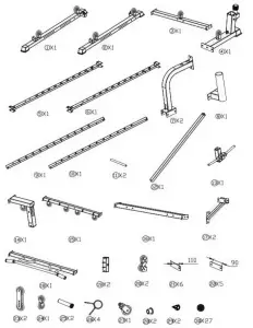 FRENCH FITNESS FSR10 Multi Cable Functional Smith Rack Machine - 1