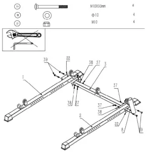 FRENCH FITNESS FSR10 Multi Cable Functional Smith Rack Machine - 3