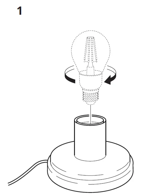 IKEA ROPUDDEN Table Lamp -2