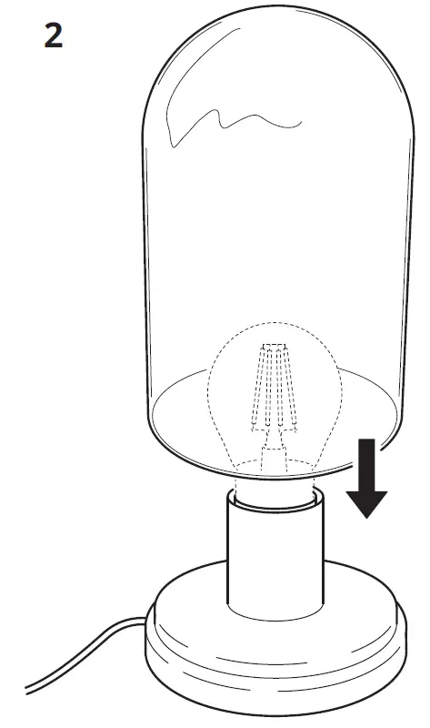 IKEA ROPUDDEN Table Lamp -3