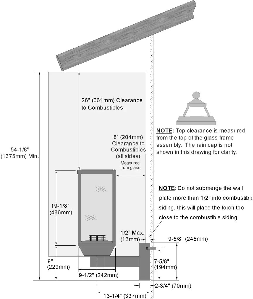 Wall Mounted Lantern (Optional)