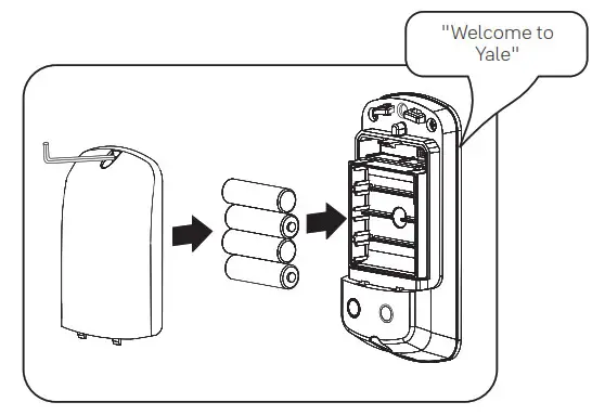Irevo Assa Abloy Korea NTT600PBACC Deadbolt- Install Batteries