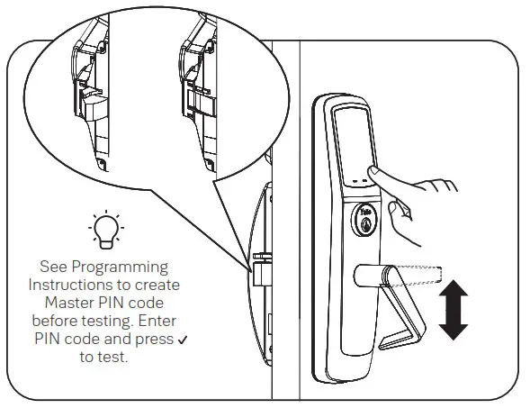 Irevo Assa Abloy Korea NTT600PBACC Deadbolt- Test Electronic