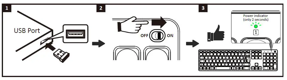 perixx PB-718 PERIBOARD-718 Wireless Keyboard FIG-3