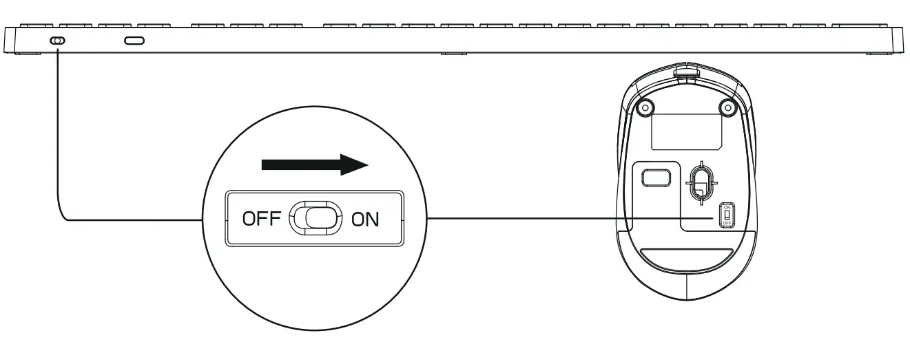 seenDa IWG WJK67FGT 24G Wireless Keyboard and Mouse Combo - fig 2