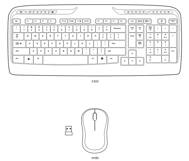 logitech WIRELESS COMBO - combo
