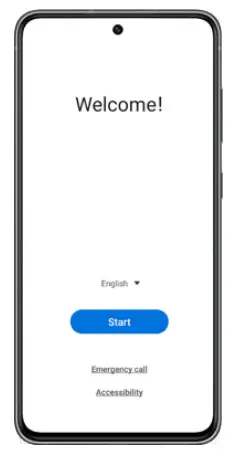SAMSUNG Galaxy S21 FE 5G Smart Phone - setup screens