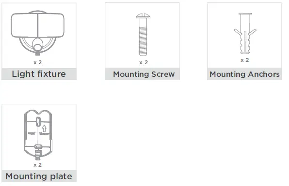 home zone security ES06572G Battery Powered Led Security Light FIG 2