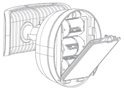 home zone security ES06572G Battery Powered Led Security Light FIG 8
