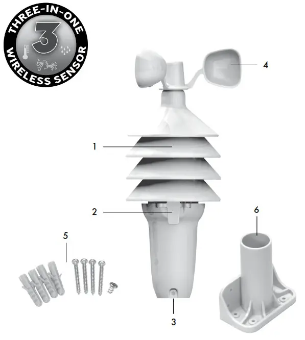 ACURITE 3-in-1 Weather Sensor - Features & Benefits