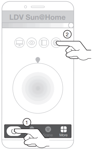 LEDVANCE 4058075575875 Sun Home Panan Lamp - Reference Control Setting