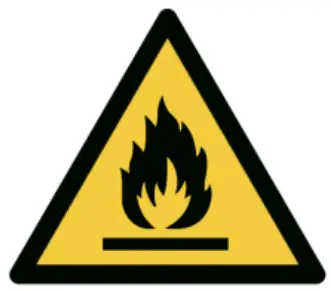WARNING RISK FIRE