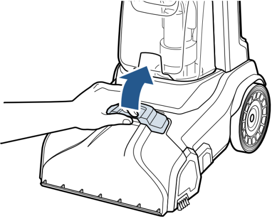 Cleaning with the Hose and Tool