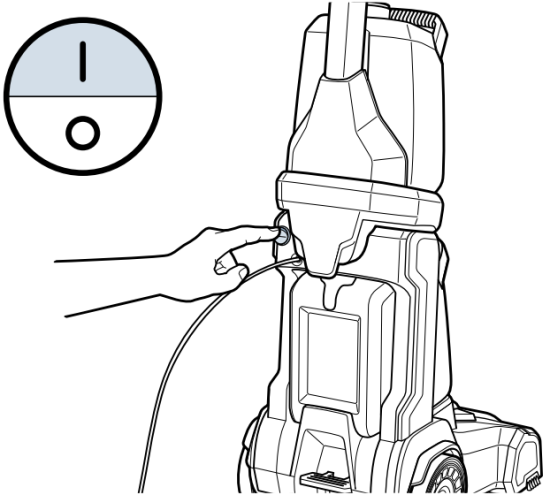 Cleaning with the Hose and Tool