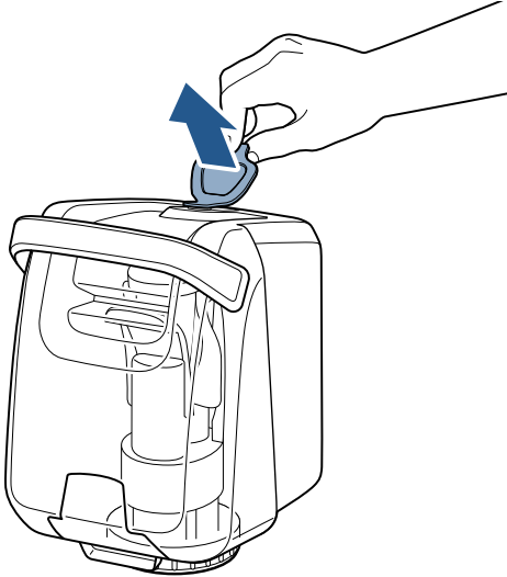 Emptying the Dirty Water Tank