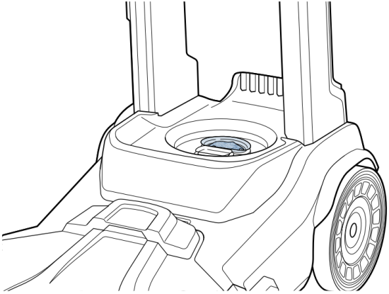 Emptying the Dirty Water Tank