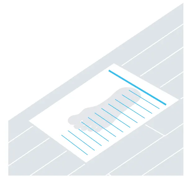 PLACE THE CHART ON A HARD FLOOR