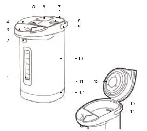BRAYER BR1092 Electric Kettle fig 1