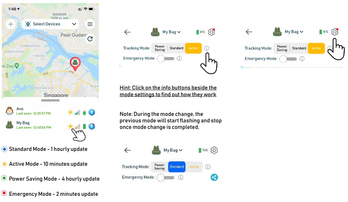 Tack GPS TK 20 GPS Location Tracker - app 3