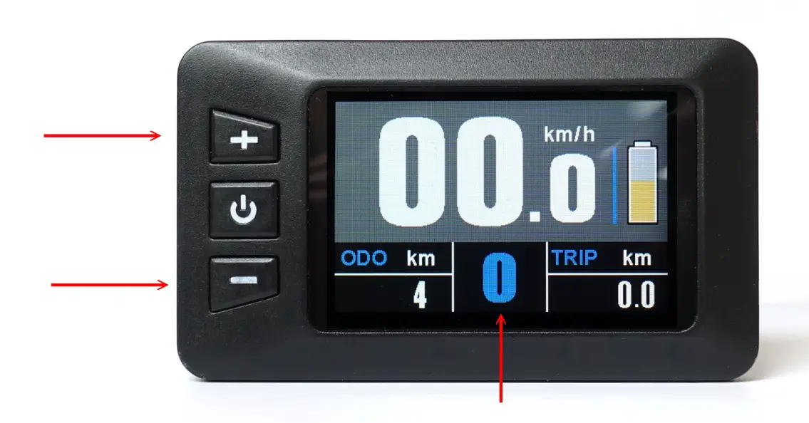 Adjusting the motor power