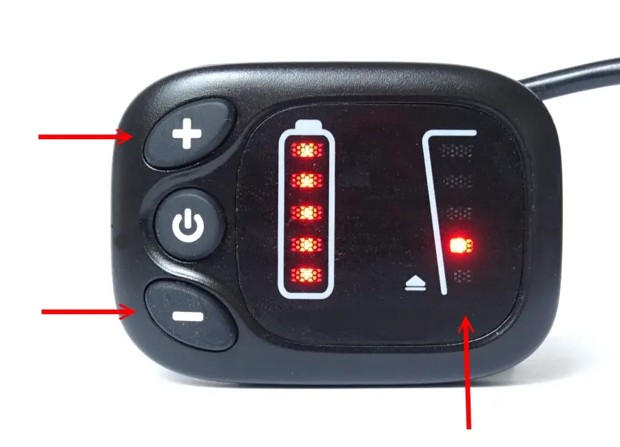 ben-e-bike TWENTY E-POWER - Adjusting the motor power