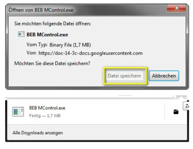 ben-e-bike TWENTY E-POWER - Download the file and save it on your PC