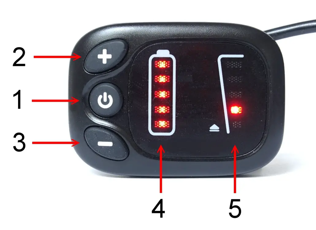 ben-e-bike TWENTY E-POWER - display features