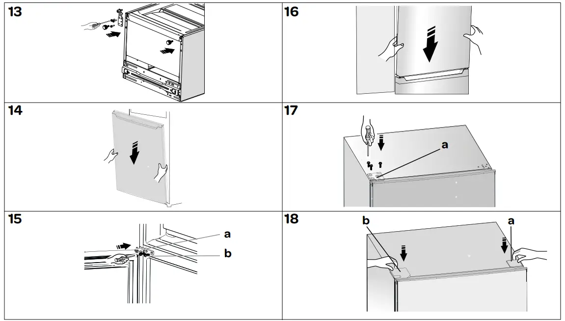 INVENTUM MDR2600 Freestanding Fridge Freezer - parts 1