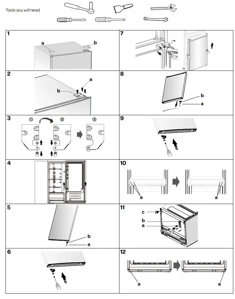 INVENTUM MDR2600 Freestanding Fridge Freezer - parts