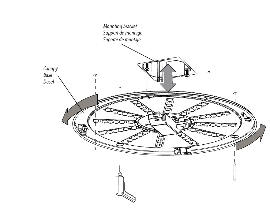 artika CL-ERR-HD2 LED Flush Mount Ceiling Light fig 10