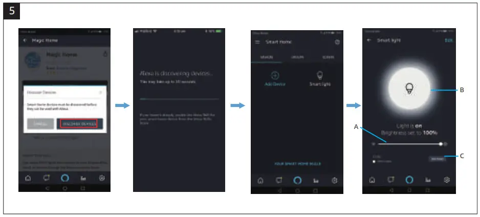 Olafus LED Smart Strip AMAZON ALEXA 5