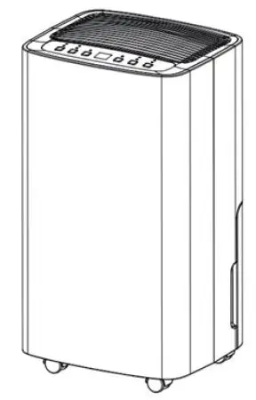 COSTWAY ES10014US Dehumidifier pro