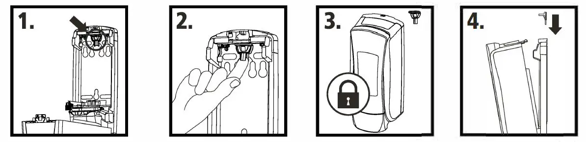 Gojo ADX-7 Dispenser Instruction 3