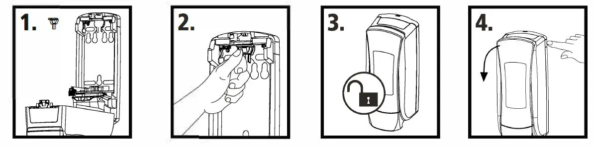 Gojo ADX-7 Dispenser Instruction 4