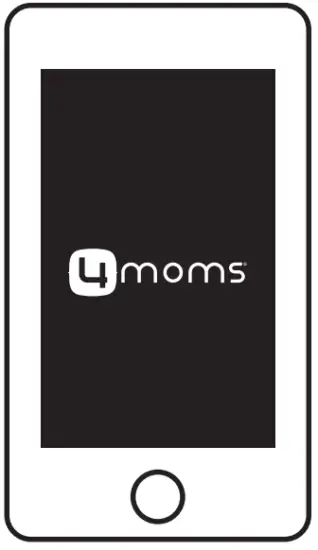 4moms 2000800 MamaRoo 4 Multi Motion Baby Swing - APP