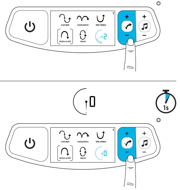 4moms 2000800 MamaRoo 4 Multi Motion Baby Swing - SPEED