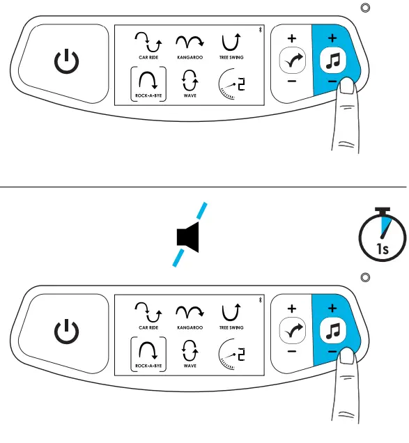 4moms 2000800 MamaRoo 4 Multi Motion Baby Swing - VOLUME