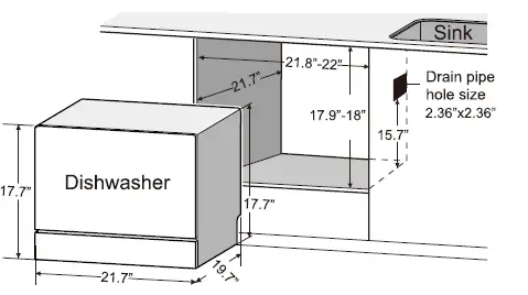 COSTWAY-FP10016-6-Place-Setting-Built-In-or-Countertop-Dishwasher-fig2