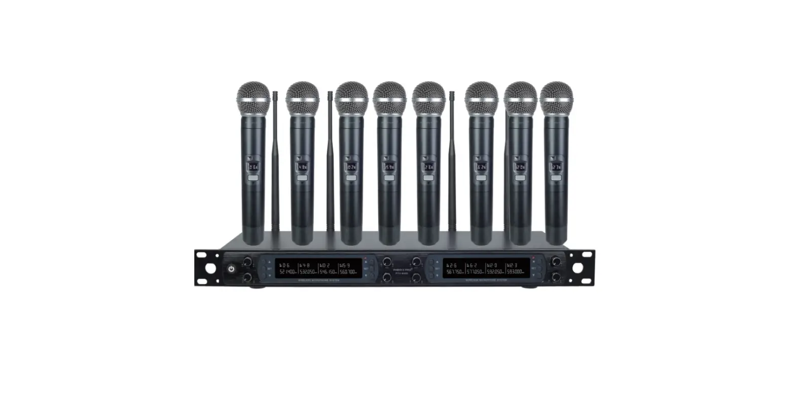 Phenyx Pro Ptu-6000 Selectable Frequency Uhf Eight-channel Wireless Microphone System Owner's Manual Phenyx Pro Ptu-6000 Selectable Frequency Uhf Eight-channel Wireless Microphone System Owner's Manual