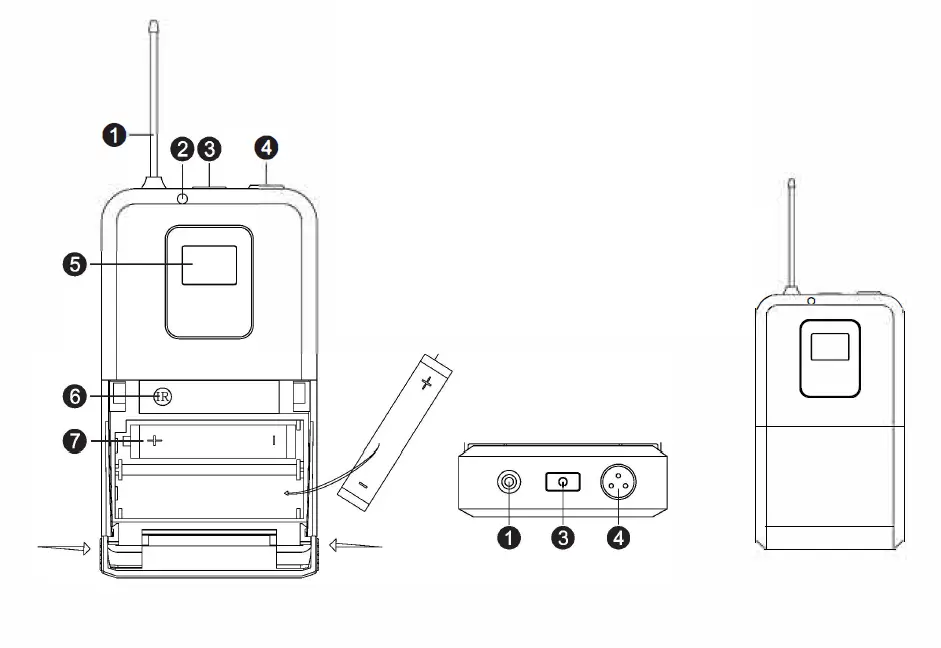 PHENYX PRO PTU-6000 Selectable Frequency UHF Eight-Channel--Wireless-Microphone-System-FIG-3