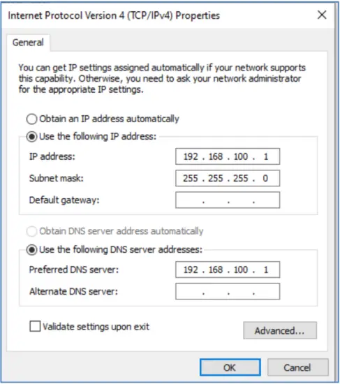 DVDO-C3-1 PTZ Auto Tracking Camera Enter IP address