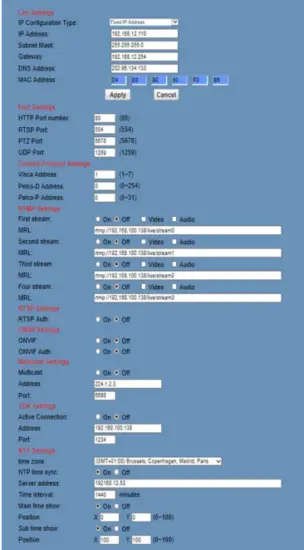 DVDO-C3-1 PTZ Auto Tracking Camera Network Setup Method 1B